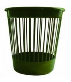 Coș din plastic pentru hîrtie, 10 Litri, culoare verde, Arnika